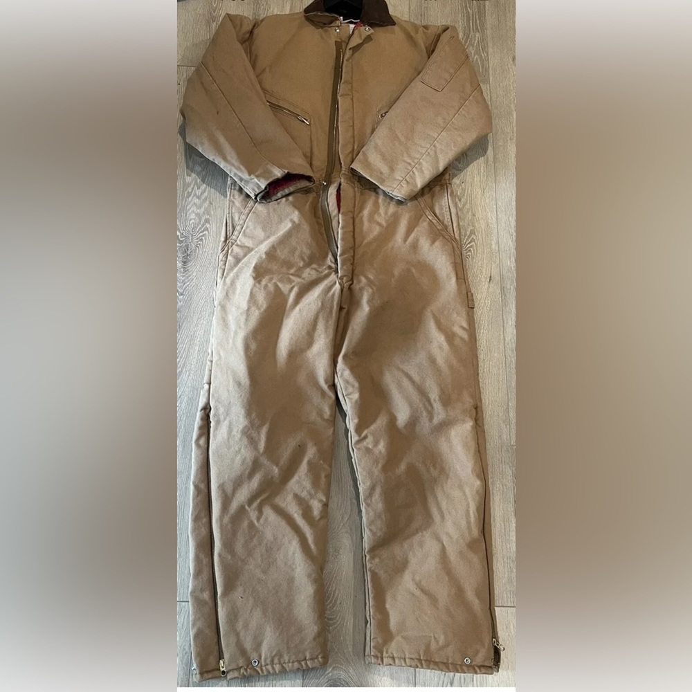 Dickies Coveralls Mens 42/44 Short Tan